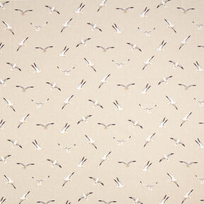 Half Panama Decor Fabric Seagulls – natural, 