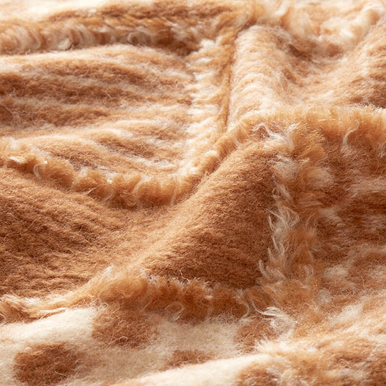 Expressive Pattern Knit Coating – cashew/brown, image number 2