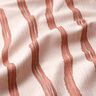 Decor Fabric Half Panama wavy stripes – red/rosé,  thumbnail number 2