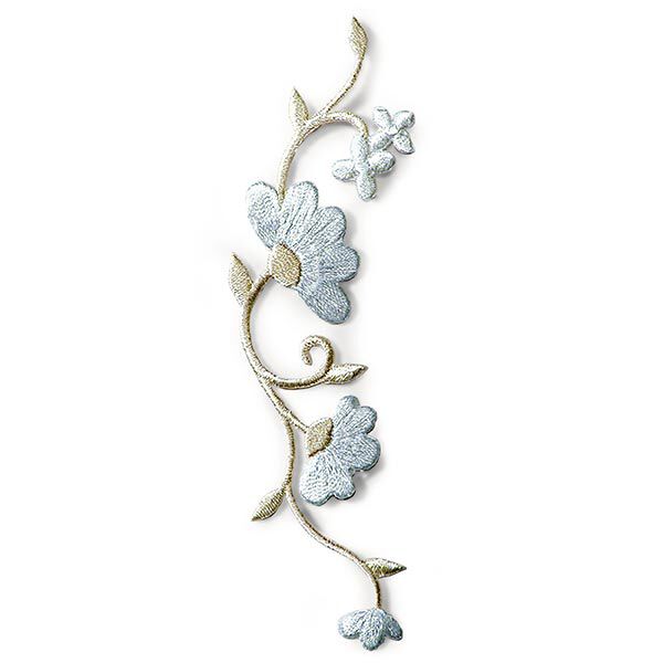 Appliqué Flower tendril [ 12 x 4 cm ] | Prym – offwhite,  image number 1