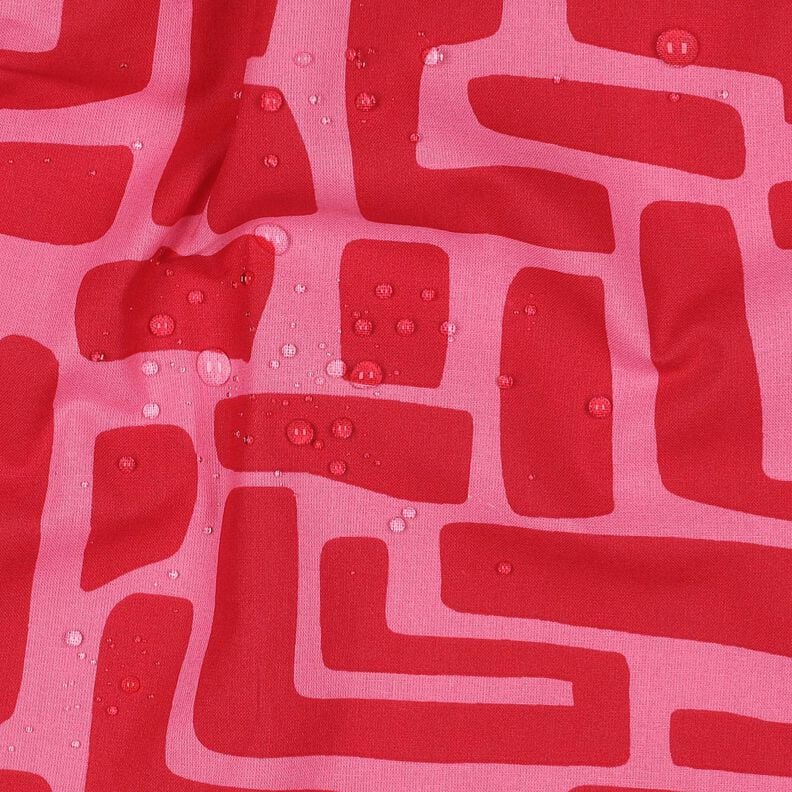 Coated Cotton abstract – red/pink,  image number 2