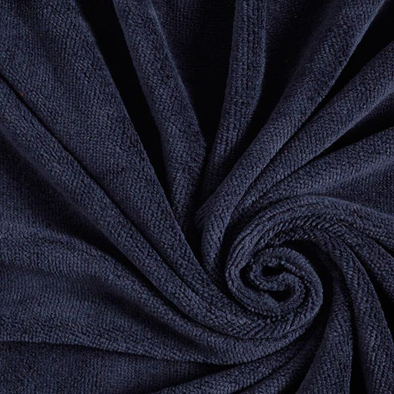 Cosy Towelling Bamboo Plain – navy,  image number 1
