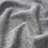 Linen Cotton Blend Narrow Stripes – black/white,  thumbnail number 2