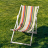 Outdoor Deckchair fabric Longitudinal stripes 44 cm – natural,  thumbnail number 5