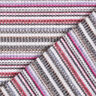 Horizontal stripes glittery rib knit,  thumbnail number 5