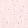 Muslin Foil Print Rectangle | by Poppy – rosé,  thumbnail number 1