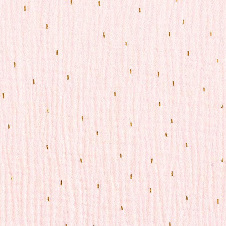 Muslin Foil Print Rectangle | by Poppy – rosé,  image number 1