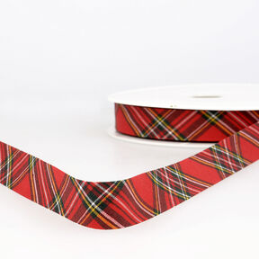 Bias binding Tartan [20 mm] – red, 