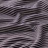 Fine Knit Narrow Stripes – plum/white,  thumbnail number 2
