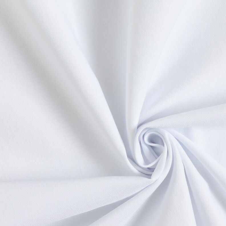 Stretch denim cotton blend medium – white | Remnant 80cm,  image number 1