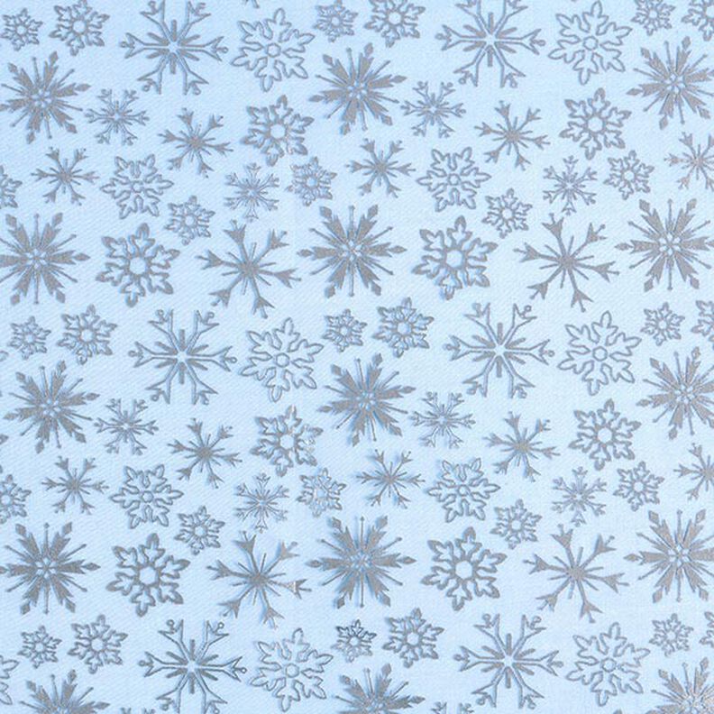 Organza snowflakes – light blue,  image number 1