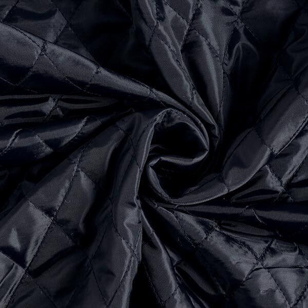 Quilted lining rhombus – blue-black,  image number 4