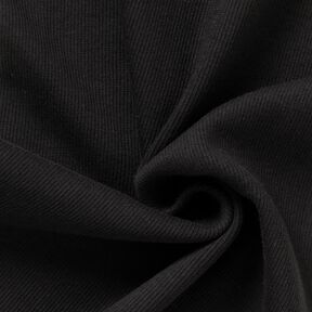 2x2 Ribbing Plain – black, 