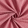 Double Gauze/Muslin Polka Dots – dusky pink/white,  thumbnail number 3