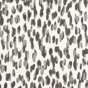 Outdoor Fabric Canvas large dots – ivory/grey, 