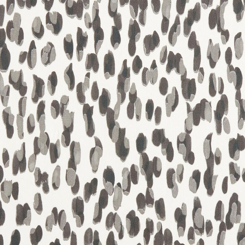Outdoor Fabric Canvas large dots – ivory/grey,  image number 1
