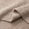 Towelling Fabric – dark beige,  thumbnail number 4