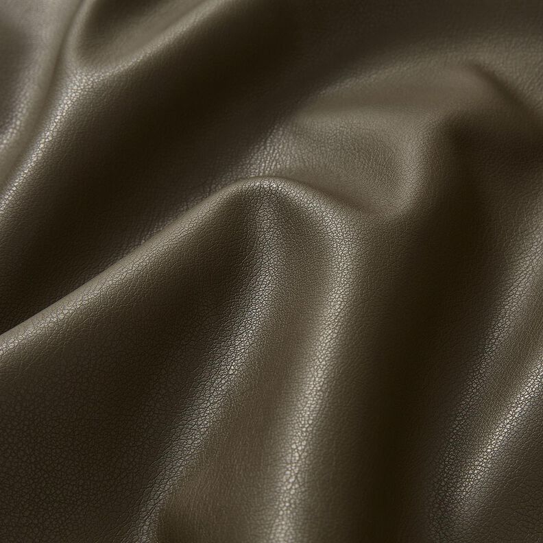 Imitation Leather with velour reverse  – dark pine,  image number 2