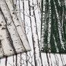 Decor Fabric Half Panama birch trunks – light grey,  thumbnail number 5