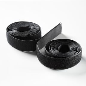 Velcro tape set [2 x 2m | 30 mm] – black, 