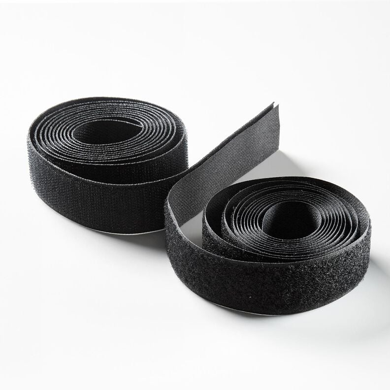 Velcro tape set [2 x 2m | 30 mm] – black,  image number 2