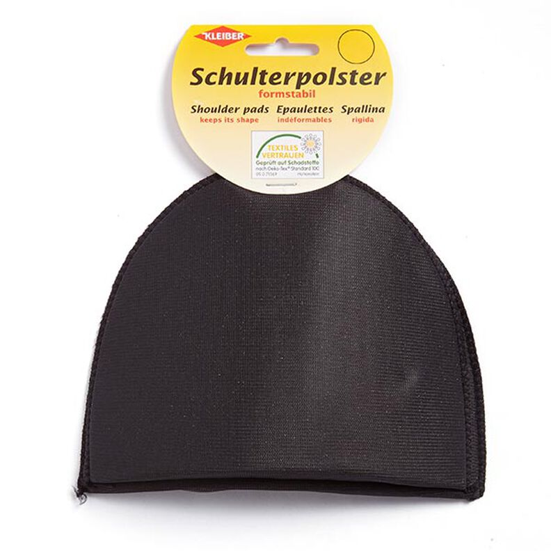 Shoulder Pad without Hook [2 pieces | 12,5 x 13,5 x 6 cm] - black | KLEIBER,  image number 1