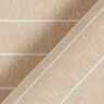 Decorative fabric, canvas wide stripes, recycled – dark beige,  thumbnail number 4