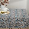 Decor Fabric Half Panama abstract leopard pattern – blue/cashew,  thumbnail number 7