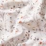 Cotton Poplin subtle flower branches – silver grey/light beige,  thumbnail number 2