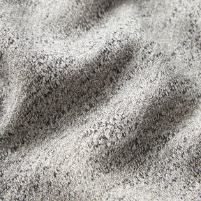 Mottled French Terry – light grey/black, 