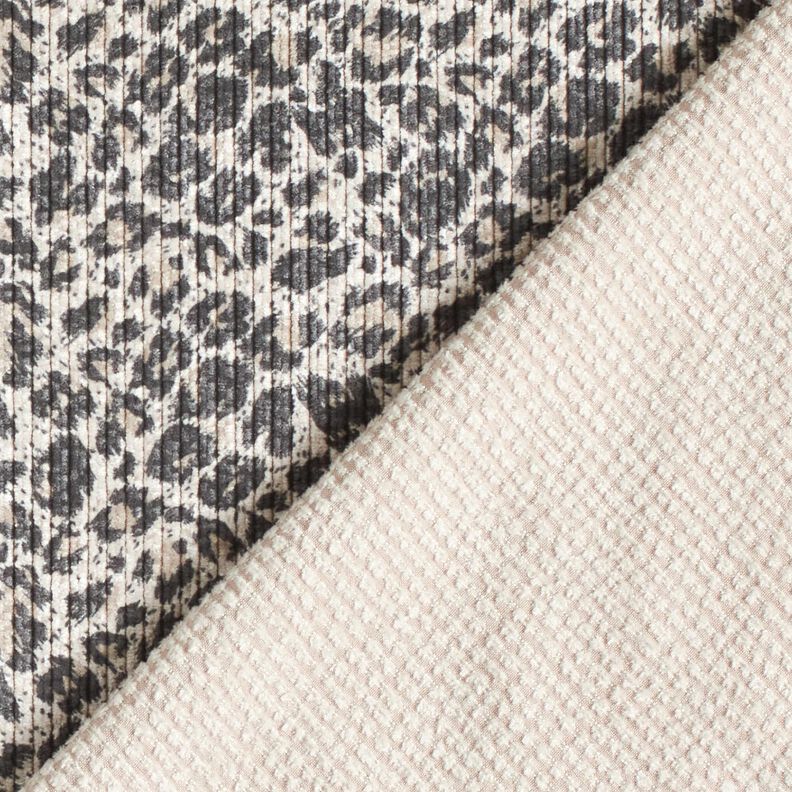 Cord Leopard Print – sand/black brown, image number 4