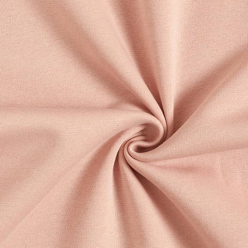 Brushed Sweatshirt Fabric plain Lurex – pink/gold,  image number 1