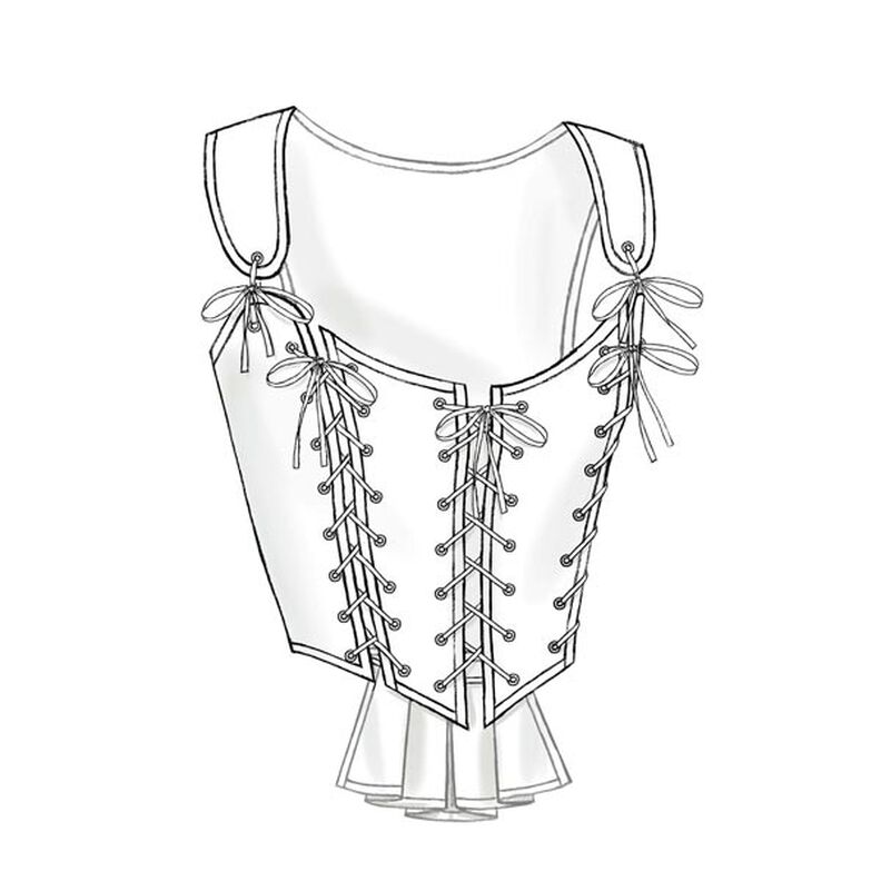 Laced Corsets, Butterick 4669 | 6 - 12,  image number 6
