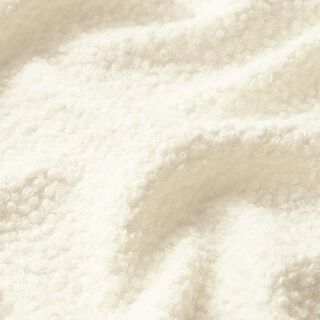 Plain Bouclé Knit – white, 