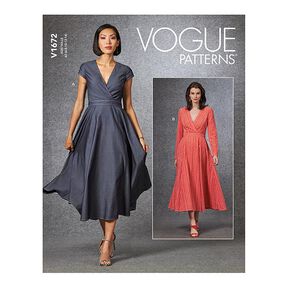 Dress, Vogue 1672 | 32-40, 