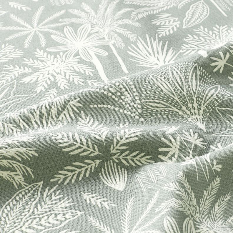 Decor Fabric Half Panama abstract palm trees – reed/nature – reed/natural,  image number 2