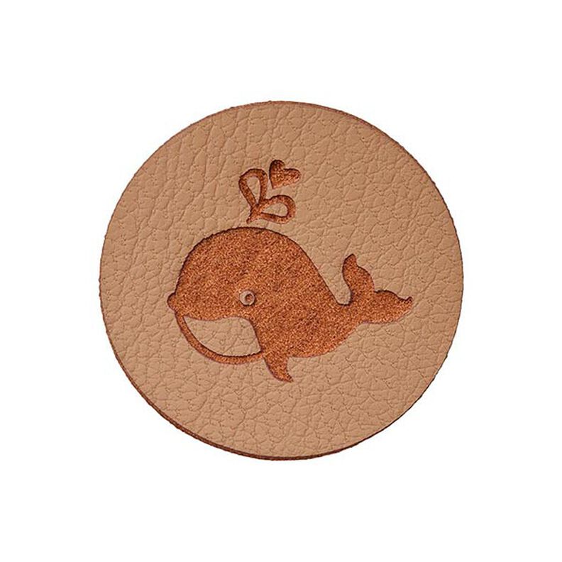 Whale Embellishment [ 23 mm ] – beige,  image number 1