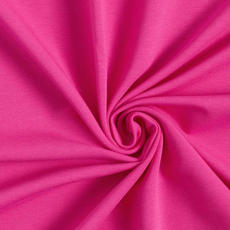 Light French Terry Plain – intense pink,  image number 1