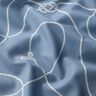 GOTS Batiste Nautical knots | Tula – denim blue,  thumbnail number 2