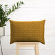 Upholstery Fabric Velvet Honeycomb Quilt – mustard,  thumbnail number 9