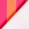 Decor Fabric Half Panama Block Stripes – intense pink/orange,  thumbnail number 4