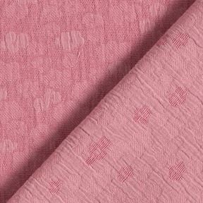 Double Gauze/Muslin Jacquard flowers – hollyhock, 
