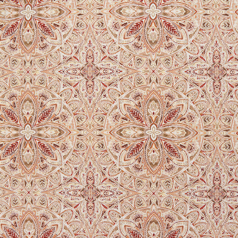 Decor Fabric Tapestry Fabric delicate mandala – offwhite/bronze, image number 1