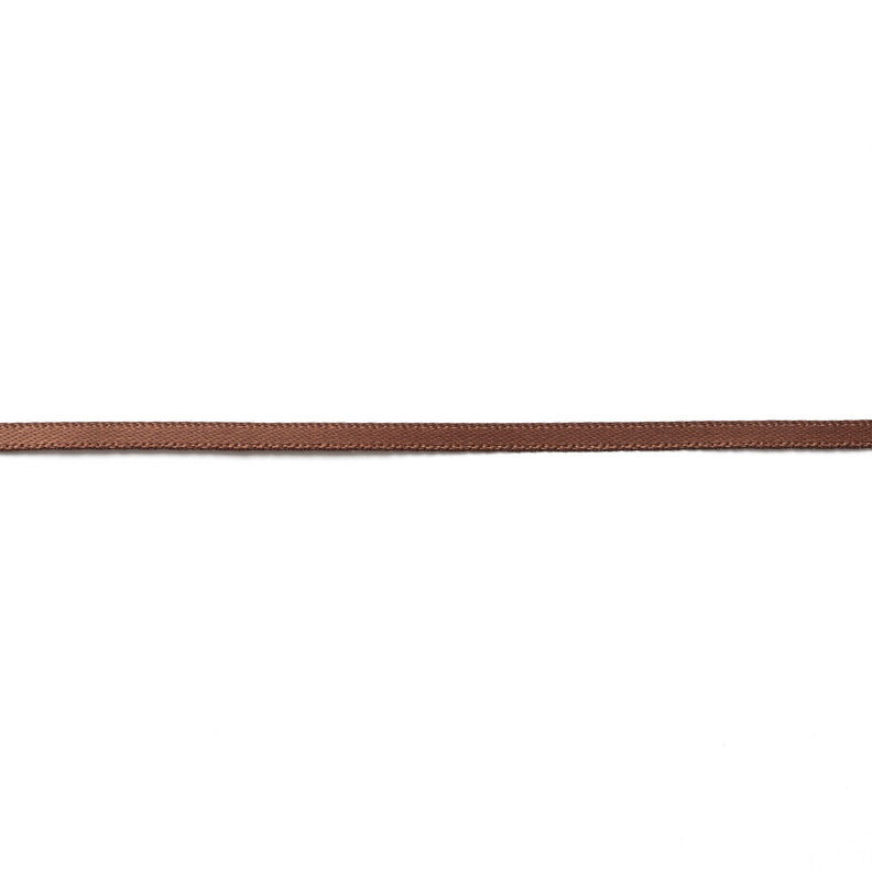 Satin Ribbon [3 mm] – dark brown,  image number 1