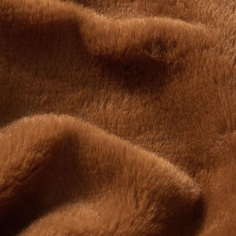 high-quality solid-color faux fur – copper,  image number 2