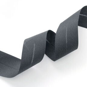 Bias binding Polycotton [50 mm] – dark grey, 