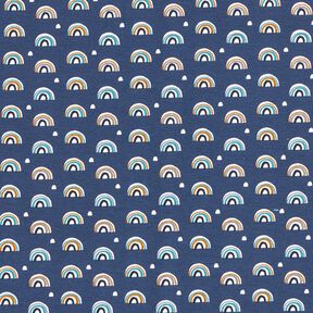 Cotton Jersey little rainbows – indigo, 