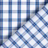 Cotton fabric shirt check – white/blue,  thumbnail number 4