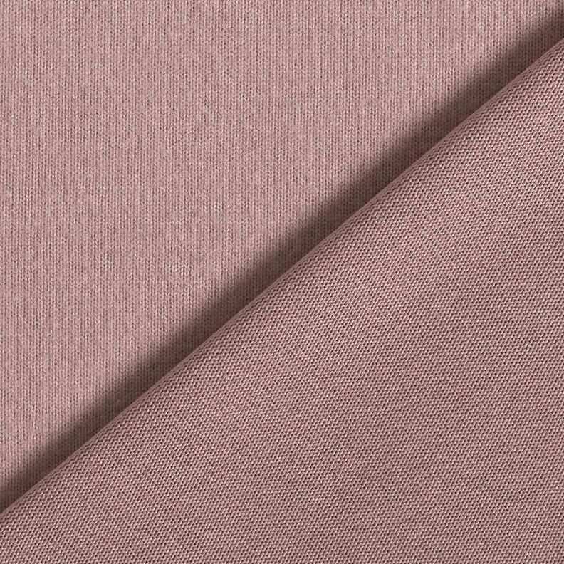 Fine Knit Jersey Plain – dark dusky pink,  image number 3