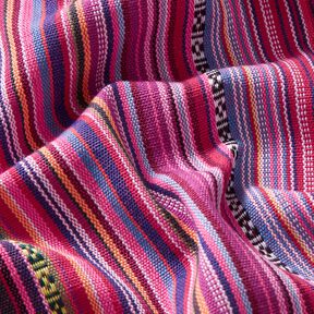 Decor Fabric Jacquard Fine Stripes – purple/berry, 